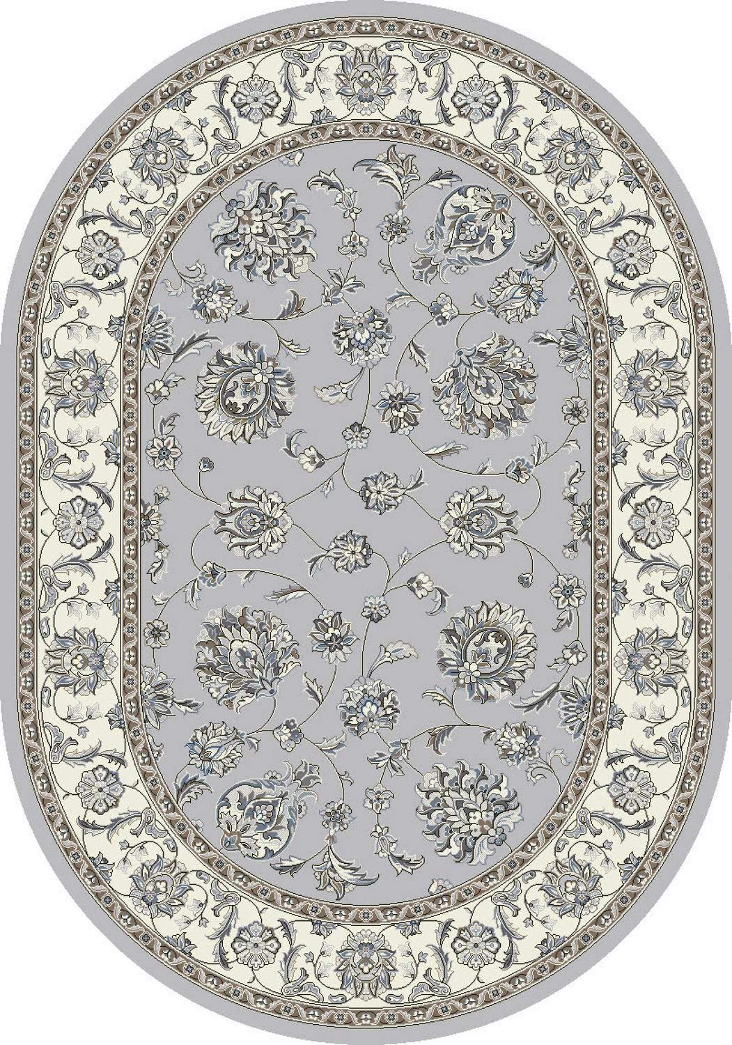 dynamic rugs ancient garden 57365 9666 soft gray rug