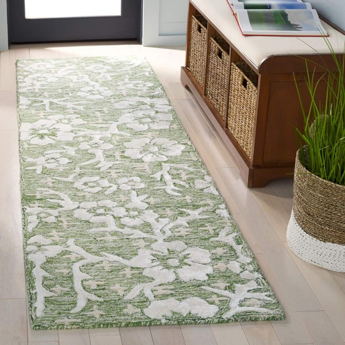 safavieh clearance glamour glm540y green rug