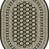 dynamic rugs ancient garden 57102 3636 charcoal rug