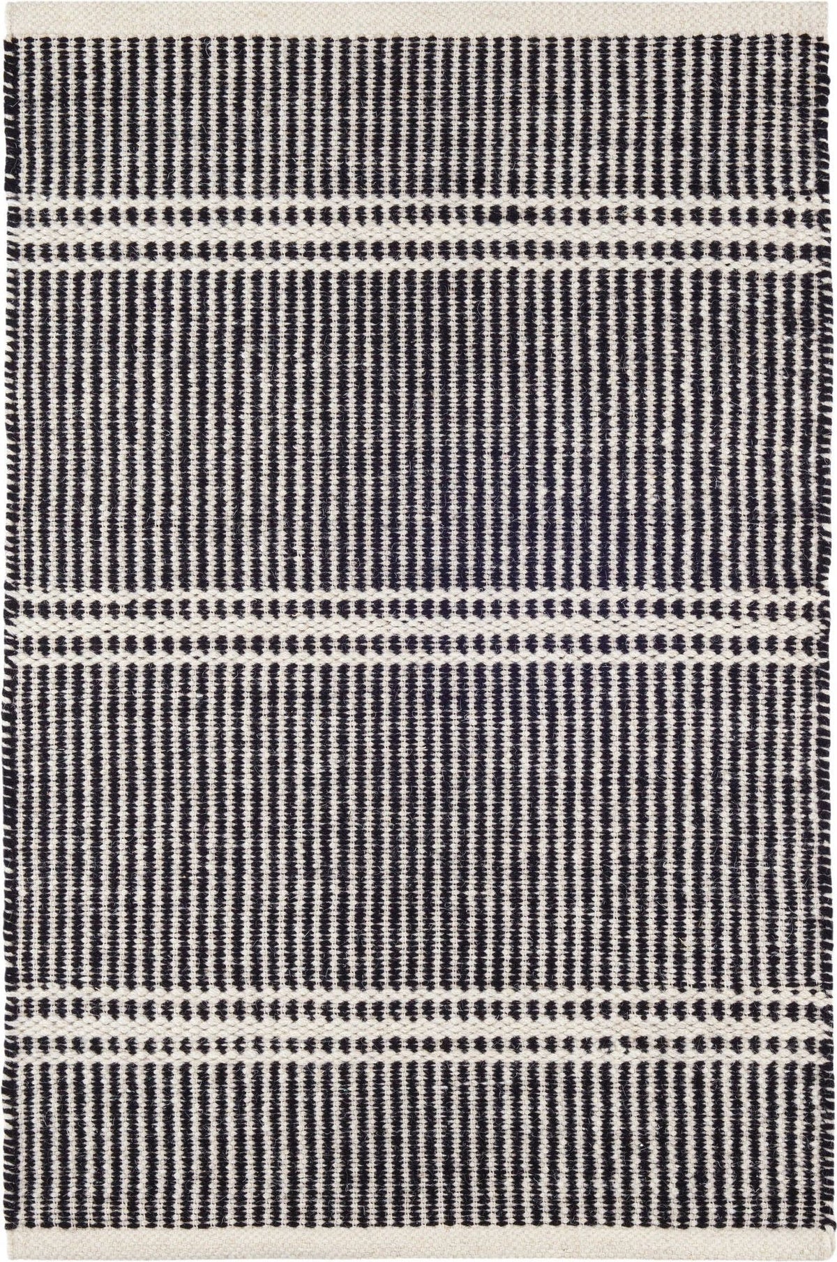 dash albert malta da1925 black ivory rug
