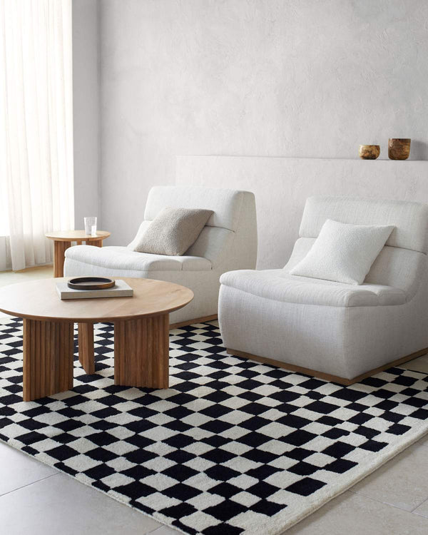 surya damier dmi 2301 ivory rug