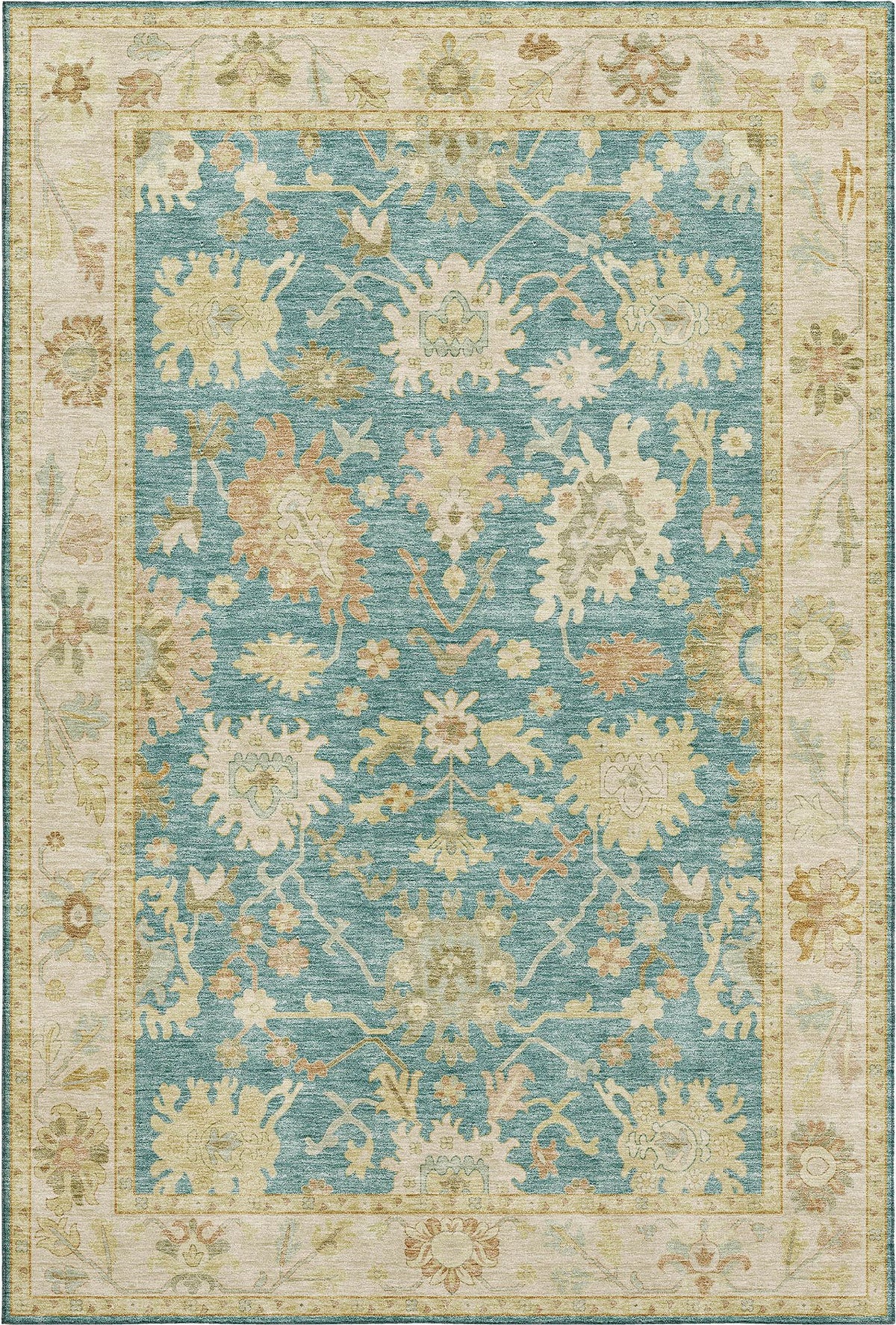 dalyn hatay hy2 teal rug