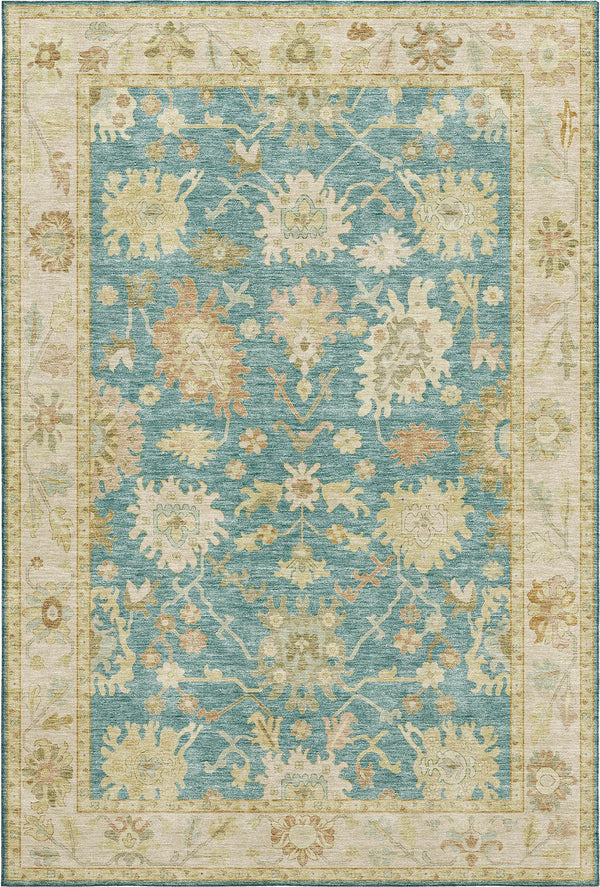 dalyn hatay hy2 teal rug