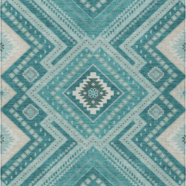 addison chantille acn1010 teal rug