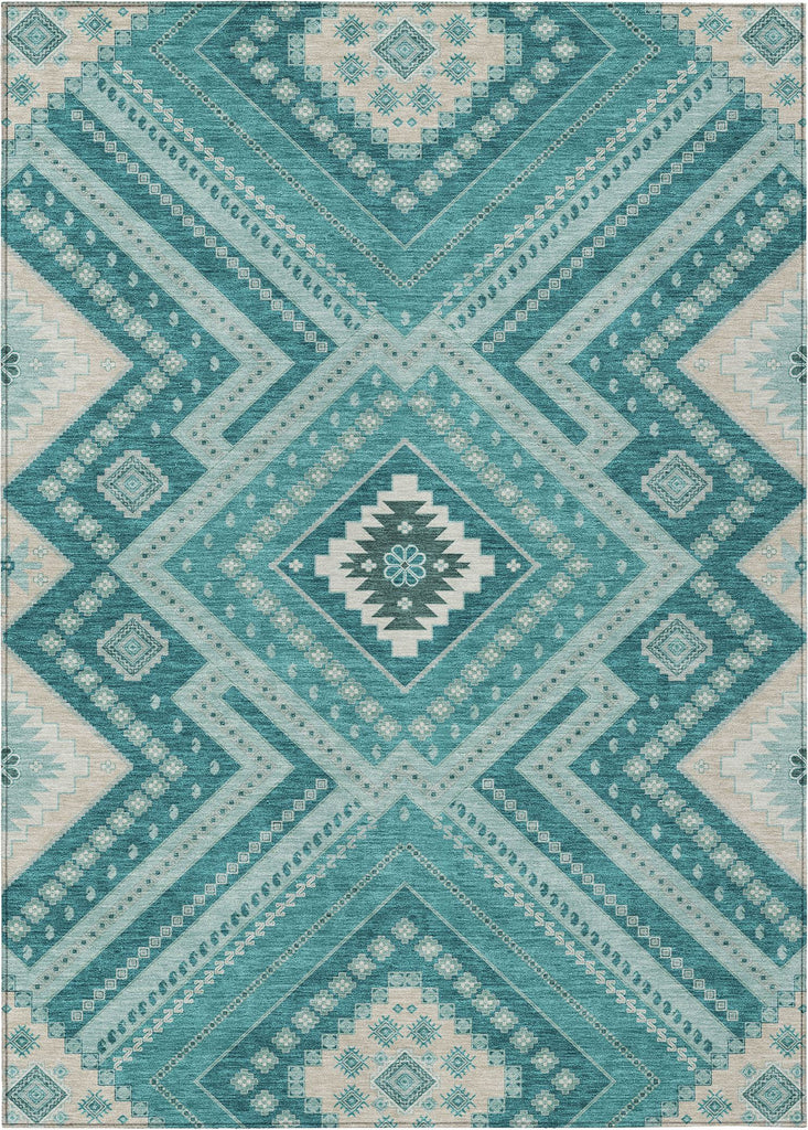 addison chantille acn1010 teal rug
