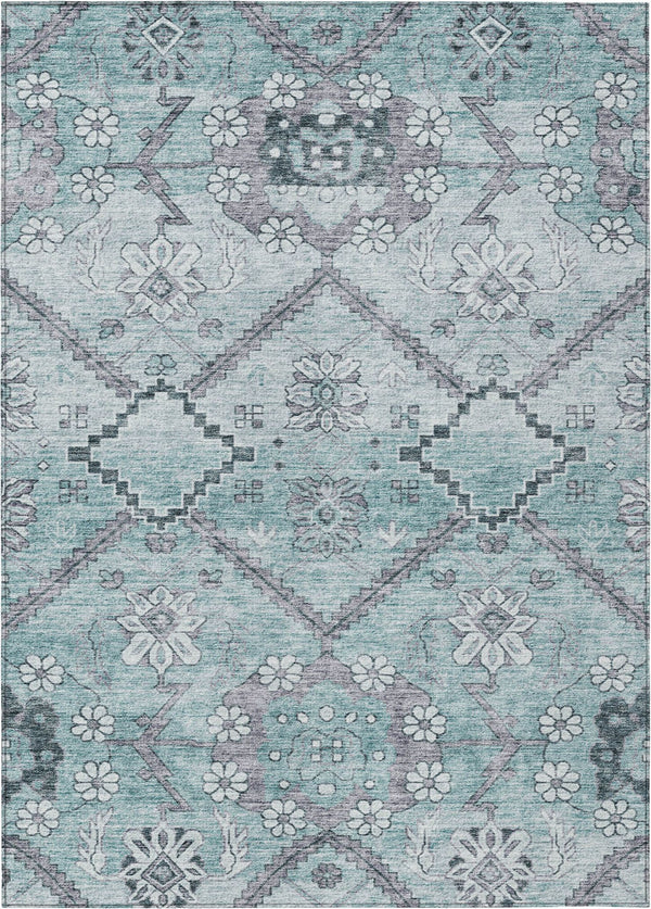 addison chantille acn841 teal rug