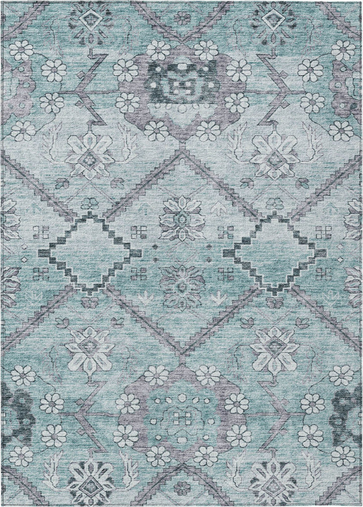 addison chantille acn841 teal rug