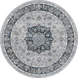 dynamic rugs ancient garden 57559 9686 silver rug