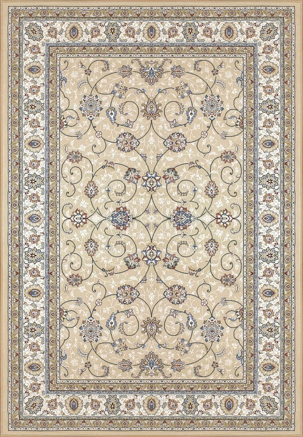 dynamic rugs ancient garden 57120 2464 light gold rug