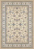 dynamic rugs ancient garden 57120 2464 light gold rug
