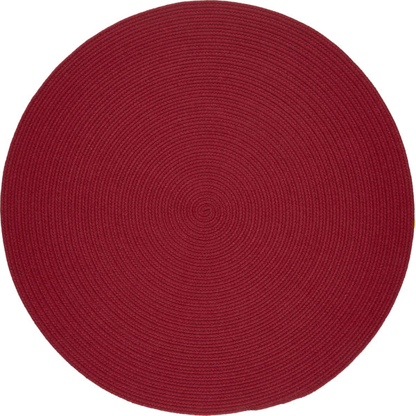 rhody solid wool s120 scarlet rug