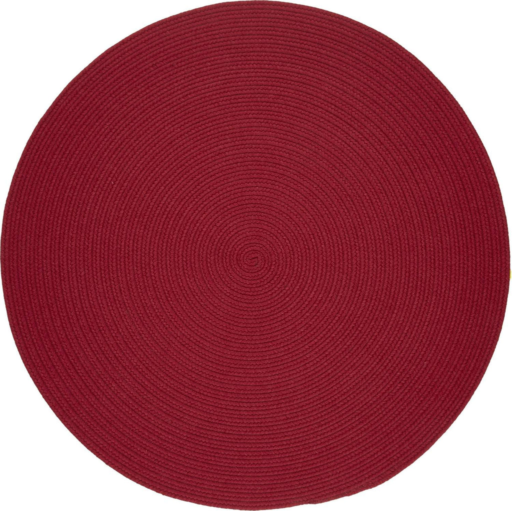 rhody solid wool s120 scarlet rug