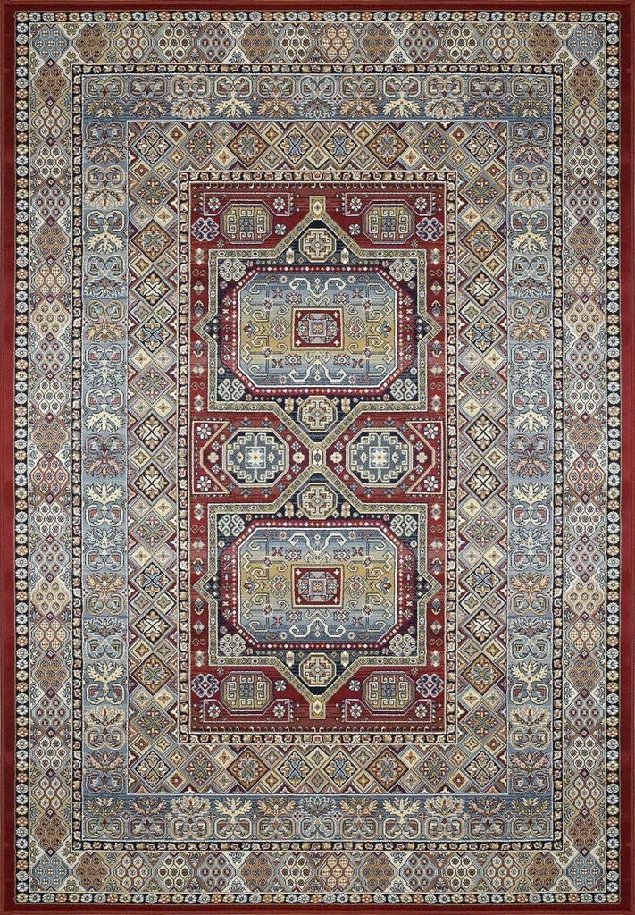 dynamic ancient garden 57147 1454 red rug