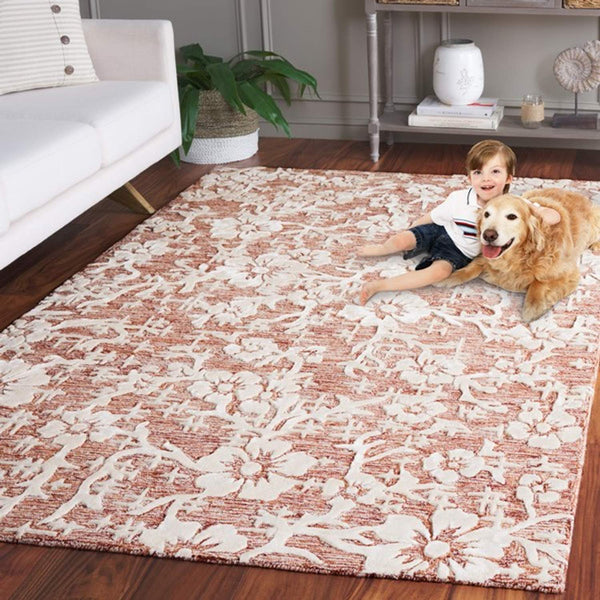 safavieh clearance glamour glm540p rust rug