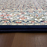 dynamic rugs ancient garden 57011 3464 navy rug