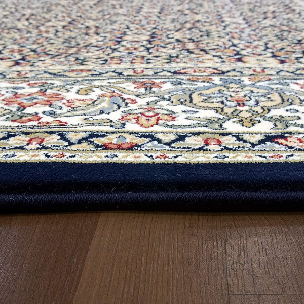 dynamic rugs ancient garden 57011 3464 navy rug