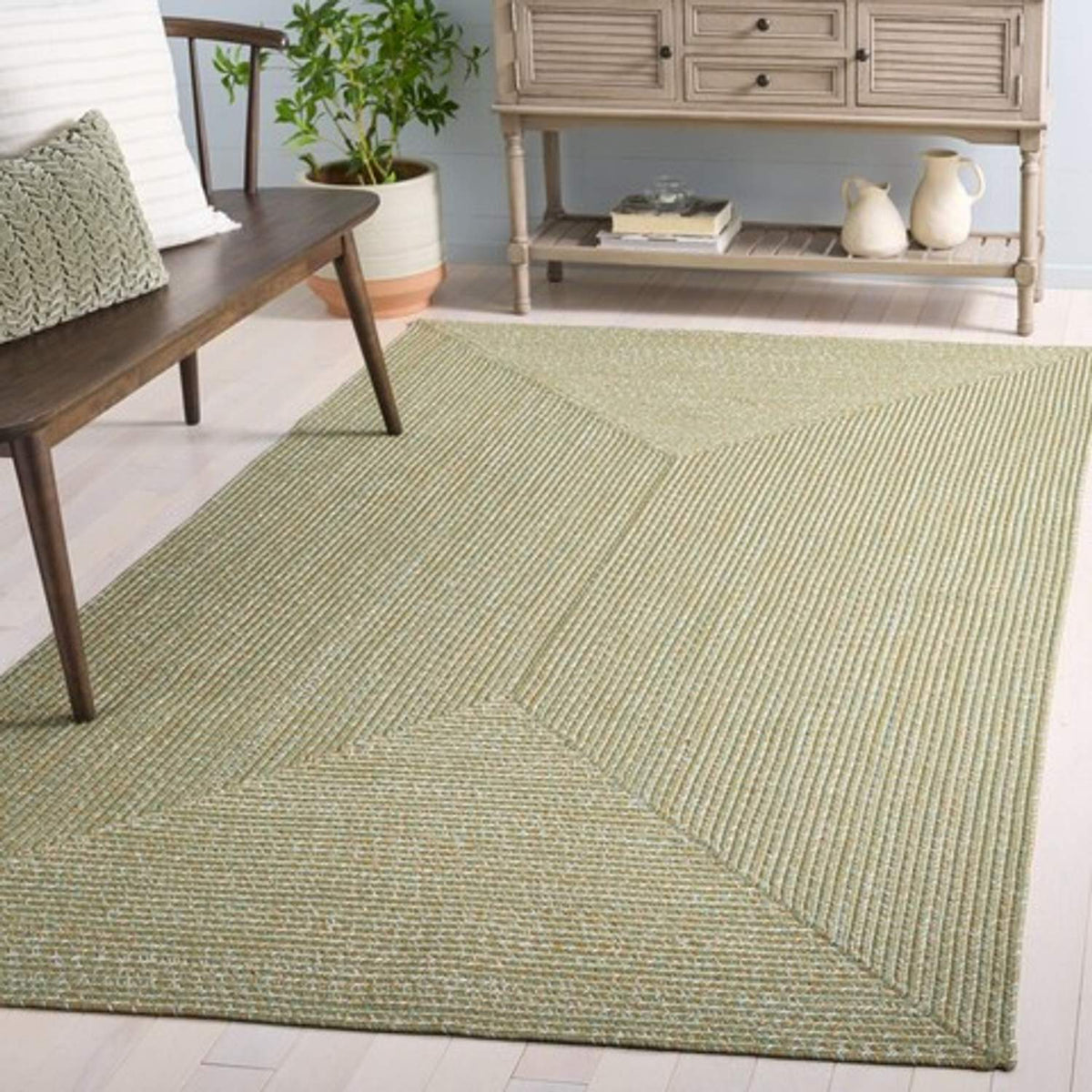 safavieh clearance braided bra260w light green rug