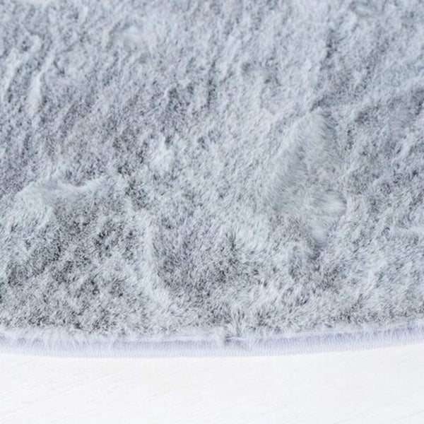 safavieh clearance faux rabbit fur frf976g silver rug
