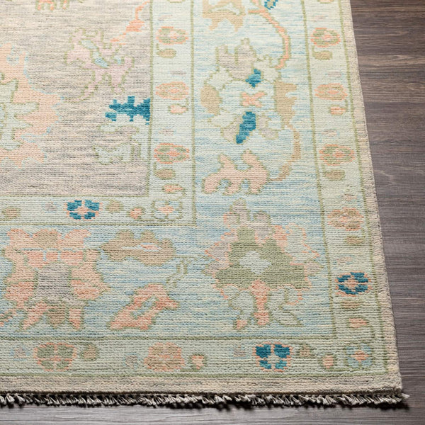 surya ushak usk 2301 light pink rug