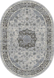 dynamic rugs ancient garden 57559 9656 silver rug