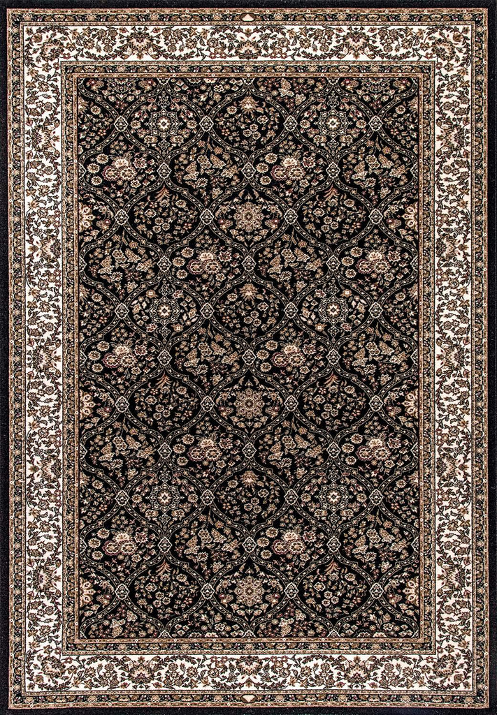 dynamic rugs brilliant 7211 090 black rug
