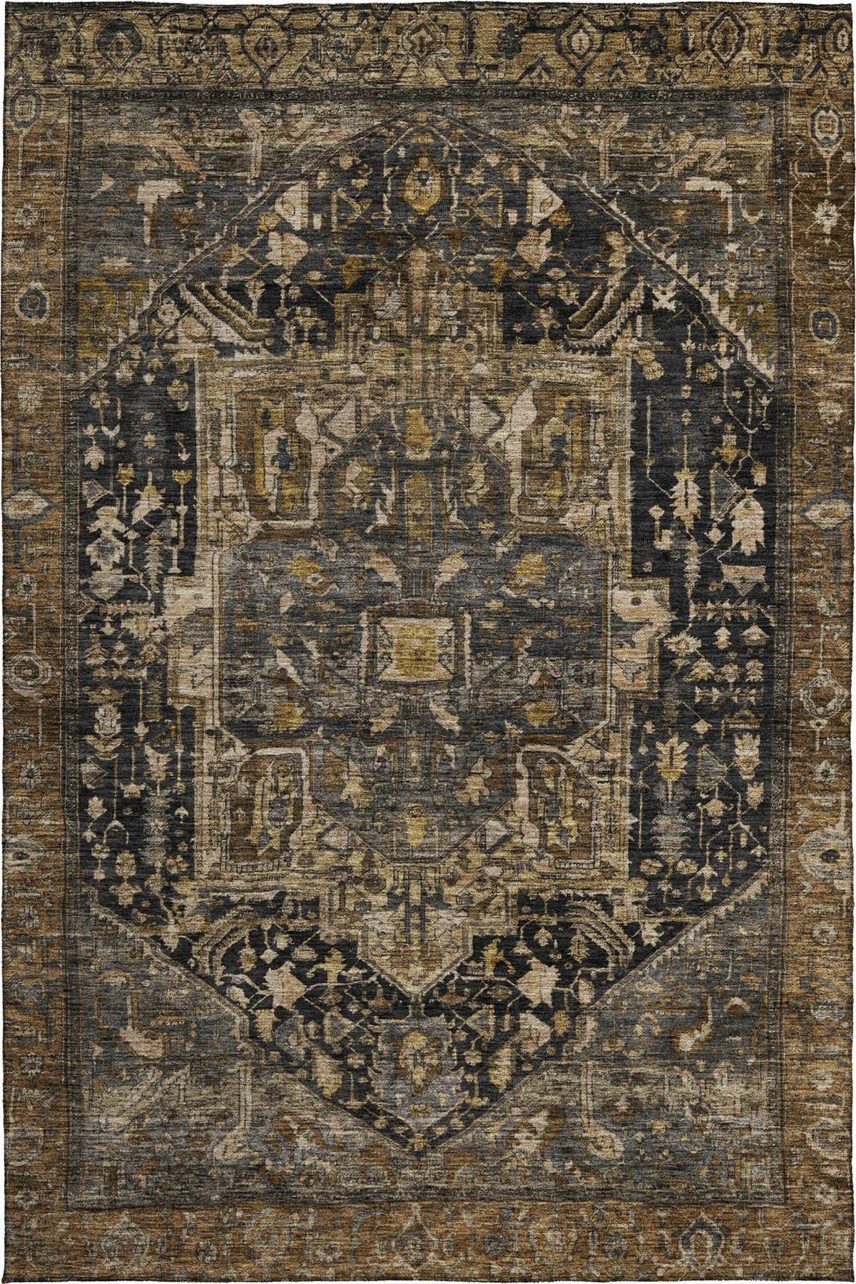 dalyn solace sl14 charcoal rug