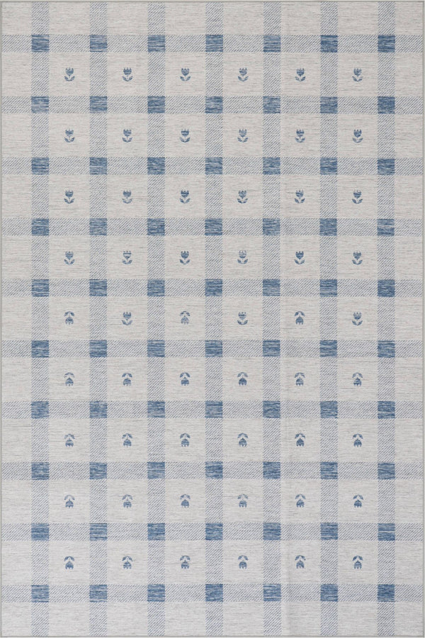 dash albert teahouse da2411 blue machine washable polyester rug