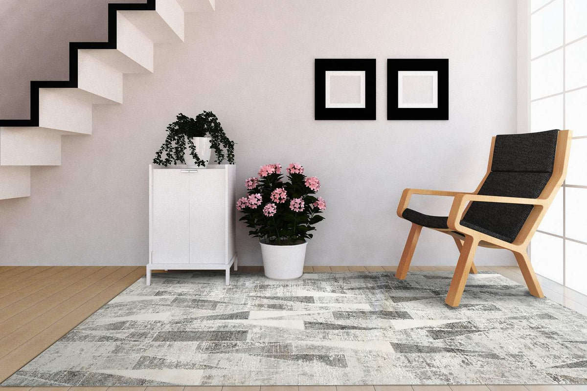 dynamic zen 8340 900 grey rug