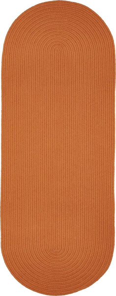 rhody solid poly s042 mango rug