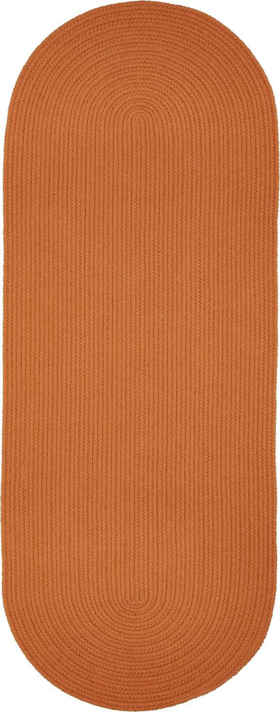 rhody solid poly s042 mango rug