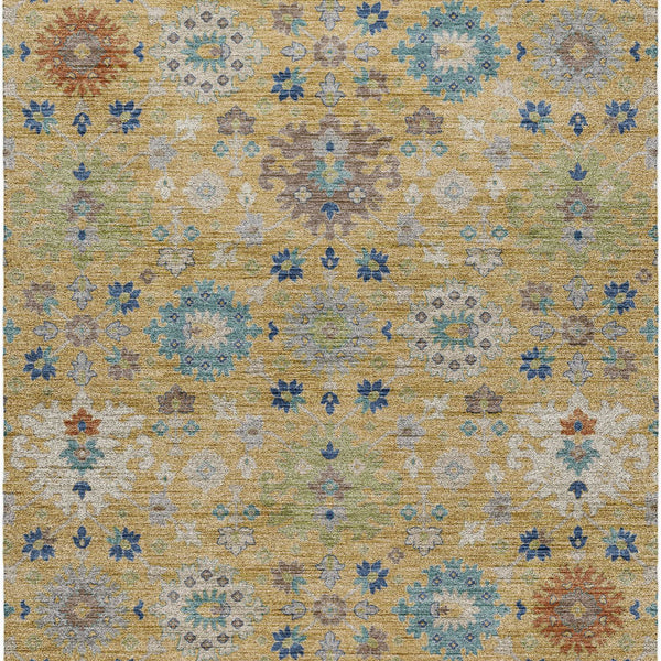 dalyn silk road sr3 turmeric rug