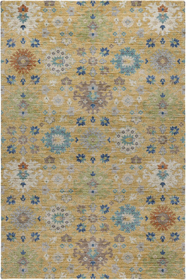 dalyn silk road sr3 turmeric rug