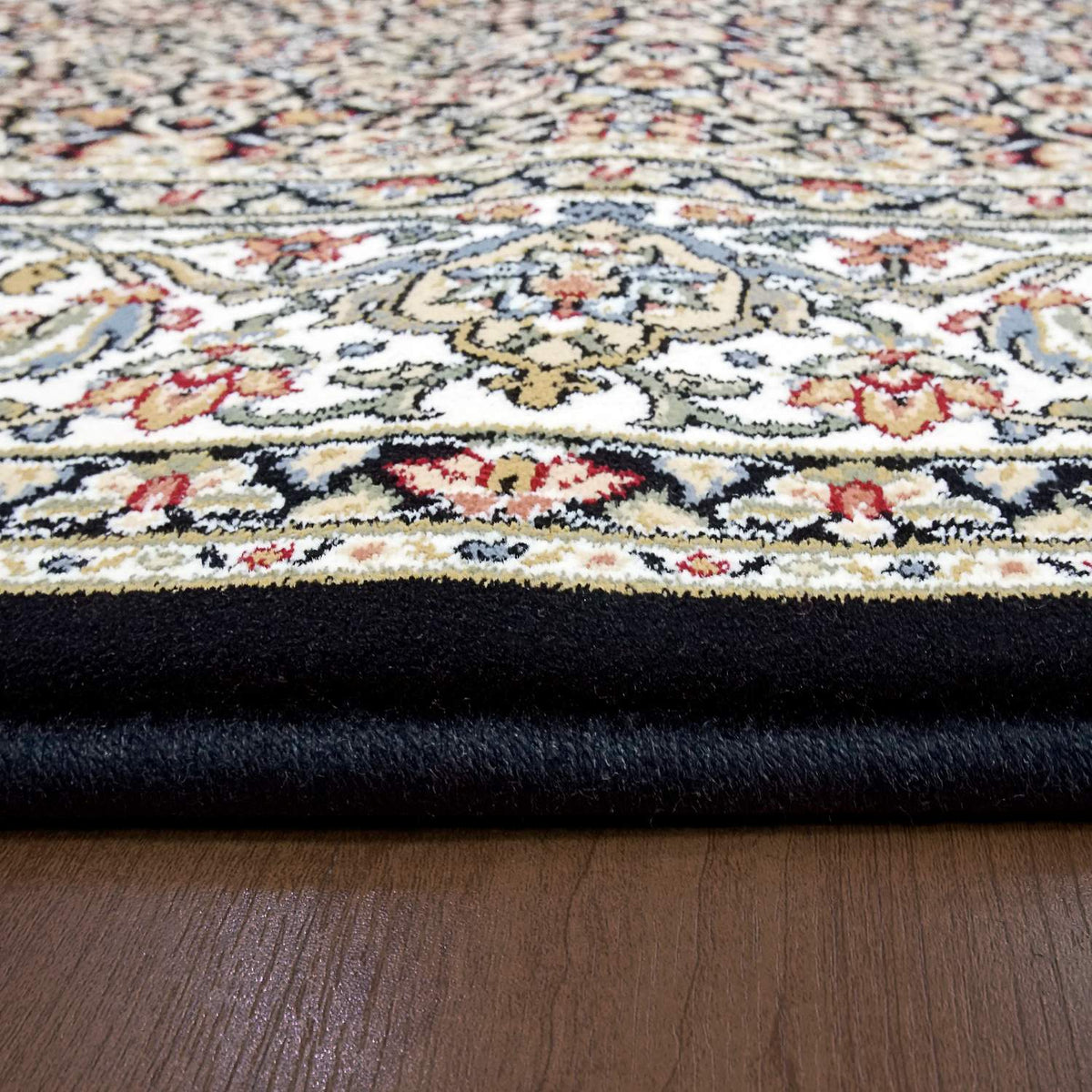 dynamic rugs ancient garden 57011 3263 black rug