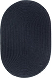 rhody solid wool s156 navy rug