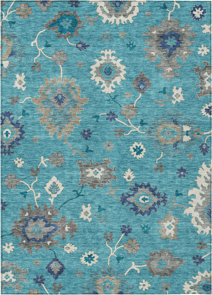 addison chantille acn753 teal rug