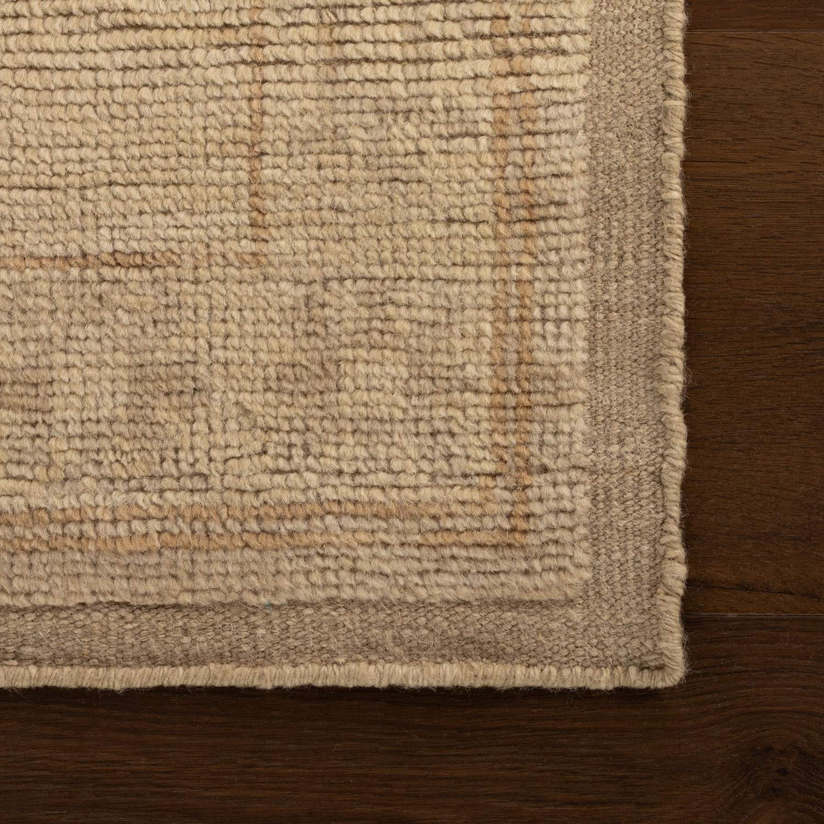 dash albert tamalia da2543 beige hand knotted wool rug