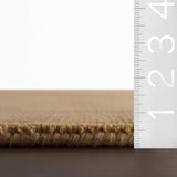 dash albert gania da2535 tan loom knotted wool rug