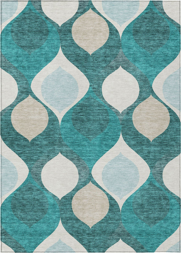 addison chantille acn749 teal rug
