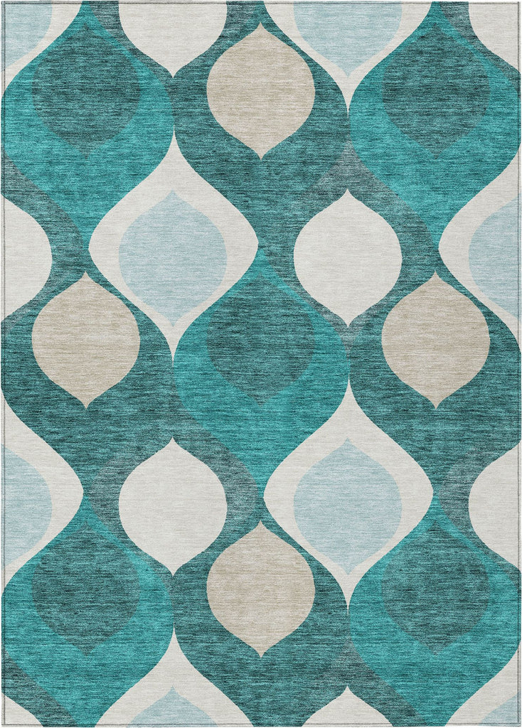 addison chantille acn749 teal rug