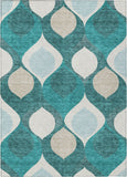 addison chantille acn749 teal rug