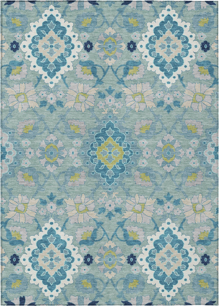 addison chantille acn1002 teal rug