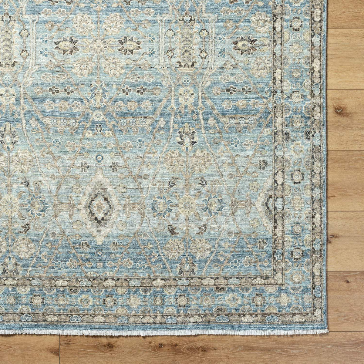 surya khorasan kho 2304 sky blue rug