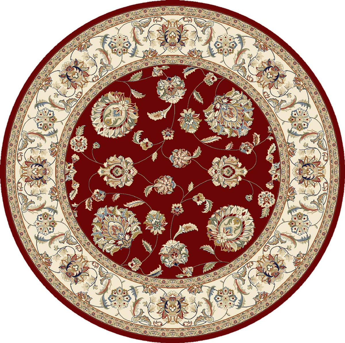 dynamic rugs ancient garden 57365 1464 red rug