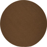 rhody solid poly s025 lt brown rug