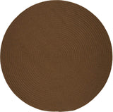 rhody solid poly s025 lt brown rug