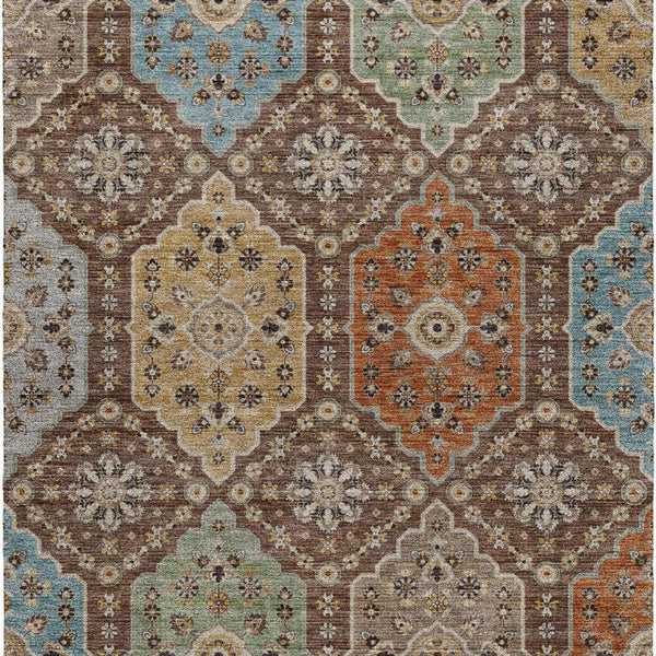 dalyn silk road sr7 chocolate rug
