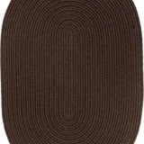 rhody solid poly s011 brown rug