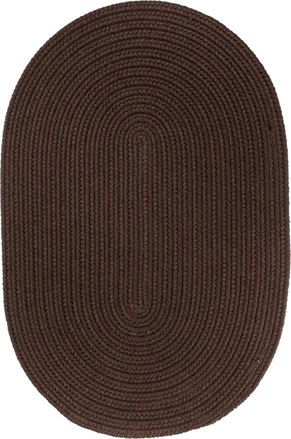 rhody solid poly s011 brown rug