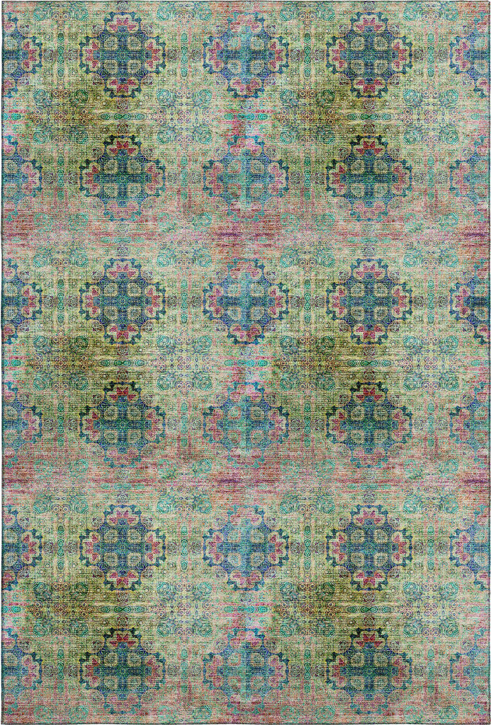 dalyn trevi tv16 green rug