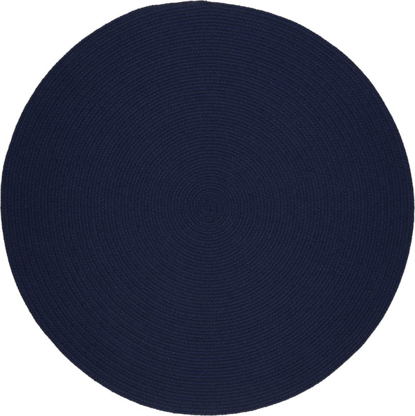 rhody solid wool s156 navy rug